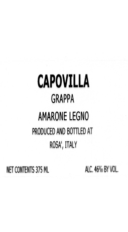 Grappa Amarone legno